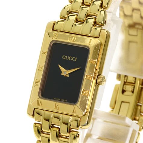 square face gucci watch|Gucci gold women's watch.